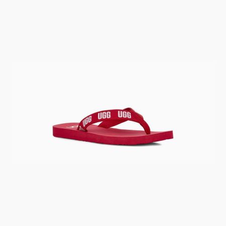 UGG Graphic Red Sandals for Women (QVMI20716)